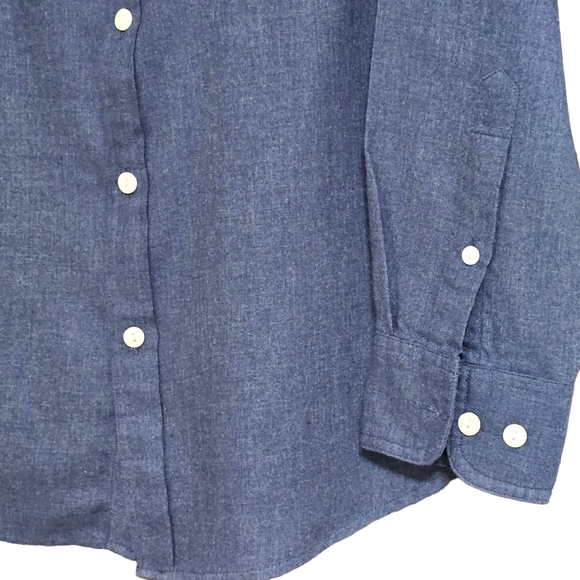 SONOMA Men's Blue Button-down Long Sleeve Shirt M - Picture 2 of 6